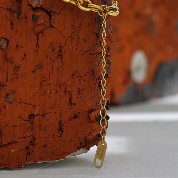 18K gold plated necklace - Picture 6 of 7